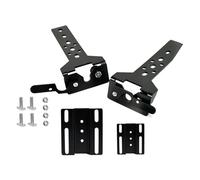 Folpus 2X Set di Staffe di Fissaggio per Tendalino Laterale per Auto, Nero, Facile da Installare, Supporto di Ricambio per Tettuccio Parasole, Style C