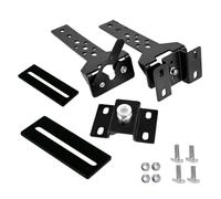 Folpus 2X Set di Staffe di Fissaggio per Tendalino Laterale per Auto, Nero, Facile da Installare, Supporto di Ricambio per Tettuccio Parasole, Style B