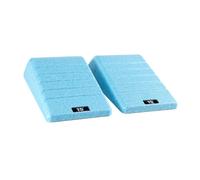 Folpus 2X Squat Wedge Home Leg Stretching Gym Versatile Nero Antiscivolo High Performance Heel Lift Slant Board, Blu