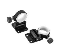 Folpus 2X Supporto per ombrellone da Pesca Supporto per ombrellone Pieghevole Universale per Scatola da Pesca, Nero