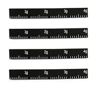 Folpus 4 Pezzi Strisce Equilibrio Tennis Strisce Peso Silicone Accessorio Ammortizzatore Racchetta Leggero Adatte per Sport Outdoor Giocatori Professionisti