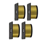 Folpus 4 supporti per mobili gambe gambe del divano protezioni per pavimenti piedini per mobili per scrivania, casa, camera da letto, letto, divano, libreria, Aureo 5x3cm