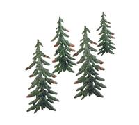 Folpus 4X Decorazioni da Parete in Metallo con Albero, Regali di Inaugurazione della Casa, Sculture Rustiche Versatili, Arte Murale per Ufficio, Camera da Le