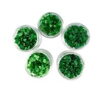 Folpus 5X Foglie in Miniatura realistiche Foglie Modello in Miniatura Creazione di Scene di Erba Fai da Te Scenario Foglie per Modelli di Treni di Case delle, Style a