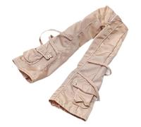 Folpus Abbigliamento per Action Figure Femminili in 1/12, Accessori alla Moda E Facili da Indossare, Travestimenti di, Costumi per Bambole, Pantaloni Cargo Color Cachi