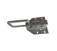 Folpus Accessorio per Serratura per Porta Da Garage Ad Alta Resistenza, Serratura Scorrevole in Metallo Multiuso per Recinzione in Vinile per Esterni, Cortil, 23.5 Cm X 12.2 Cm
