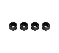 Folpus Adattatore Lega Alluminio Mozzo Esagonale 5mm a 7mm Convertitore Compatibile Modelli RC Lavorazione CNC Installazione Semplice Adatto per Manutenzione Rc Gestione Ricambi Hobby, Nero
