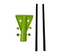 Folpus Annaffiatoio in PP, Accessorio Universale per Testa di Irrigazione, Versatile E Leggero, Divisore d'Acqua Multiforo da 30x11 Cm, Verde