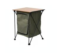 Folpus Armadio Pieghevole per Stoccaggio Mobile Tavolo Multiuso Contenitore Pieghevole con Divisorio Removibile in Tessuto Oxford Applicabile per Campeggio Picnic Cortile Terrazza, Verde Militare