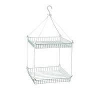 Folpus Asciugatrice a Rete per Maglioni, per Bucato, per Interni Ed Esterni, Antivento, per Calzini, Camicie, Costumi Da Bagno, Doppio Livello Blu