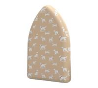 Folpus Asse Da Stiro Portatile Mini Tavola Da Stiro a Mano Tappetino Termoresistente Pratica Da Trasporto Adatta a Vestiti Università Appartamenti Studio, Cucciolo Bianco