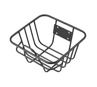 Folpus Assortimento di Cestini per Bicicletta, Cestini in Metallo Rimovibili Anteriori E Posteriori, Accessori per Portapacchi, Rinforzati per Famiglie, Cani, 24,5 cm x 22,5 cm