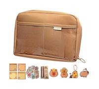 Folpus Astuccio portapenne Capibara Contenitore portapenne Grande capacità Cartone animato Astuccio portapenne portatile Borsa portaoggetti per cancelleria, Style I