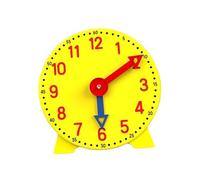 Folpus Attività didattica con l'orologio, orologio da tavolo per bambini, giocattolo, giochi di formazione sulle abilità di vita, 12 Ore