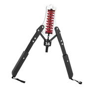 Folpus Attrezzo per Esercizi sulle Braccia con Barra di Potenza a Resistenza Regolabile per L'allenamento dei Muscoli delle Spalle in Acciaio al Carbonio, Doppia Molla