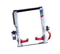 Folpus Automobile Lift Model Accessorio per Modellismo Auto Sollevatore Resina Miniatura Officina Simulata Decorazione Collezionabile Adatto per Esposizione, Bianco Deluxe A02