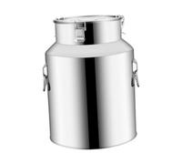 Folpus Barile in acciaio inossidabile Contenitore per il trasporto del latte Secchio per olio multifunzione Contenitore per tè sfuso per zucchero domestico, 7 Litri