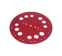 Folpus Base Subacquea Piastra Foro Disco Tondo Piatto Componente Essenziale per Linee da con Fori Calibrati Anti Adatta per Preparazione Cime Addestramento Organizzazione Punti Profondità