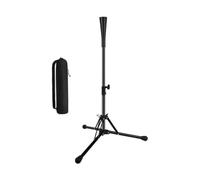 Folpus Baseball Training T Stand Postazione da Battuta Portatile Pieghevole Regolabile Base Tripode Supporto Stabile Ferro E Gomma Adatto per Atleti, Palo Integrato Pieghevole