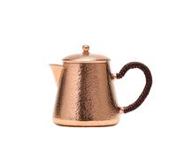 Folpus Bollitore in Rame Fatto a Mano Teiera Rame Martellato Pentola per Tè Contenitore per Infusione con Distribuzione Del, Teiera In Rame Martellato Colore Originale