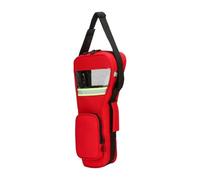 Folpus Borsa a tracolla per bombola O2 con tasca, in Oxford, per viaggi, emergenze, all'aperto, uso domestico, quotidiano, Rosso 47x19x10cm