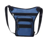 Folpus Borsa da gamba, da cintura, da gamba, da gamba per escursionismo, ciclismo, viaggi, campeggio, pesca, Blu