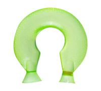 Folpus Borsa dell'acqua calda per collo e spalle Scaldacollo portatile da 1400 ml Borsa riutilizzabile in PVC inodore Riempita d'acqua Borsa dell'acqua calda, Verde