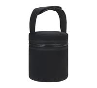 Folpus Borsa portabottiglie, supporto comodo da trasportare, borsa termica ideale per spiaggia e campeggio, Nero