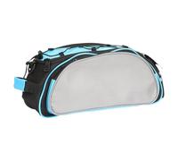 Folpus Borsa Posteriore per Bicicletta, Borsa Universale Multifunzionale per Bicicletta, Borsa Portaoggetti per Accessori da Viaggio, Blu Nero Grigio