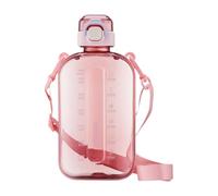 Folpus Bottiglia Sportiva da 750 Ml Elegante E Robusta per attività Sportive Borraccia Compatta E Portatile Contenitore Grande capacità Riutilizzabile Tazza, Rosa
