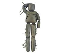 Folpus Boxing Dummy Manichino Allenamento Wrestling Dummy Borsa da Simulazione Uomo da Combattimento in Tessuto Oxford Impermeabile Resistente, Verde 175cm