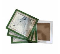 Folpus Bricklayer Baseboard Base Piastra Mattoncini Tavola Modellismo Fondazione in Legno Robusta E Stabilizzante Finitura Pulita per Lavori di Precisione, 16-14cm