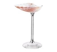 Folpus Calici da Vino, Bicchieri da Vino, Eleganti e multifunzionali, per Cena, Cucina, Feste, Decorazioni, anniversari, Base in Argento Conchiglia