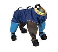 Folpus Calzari per Cani con Bretelle, Stivali per Zampe, Leggings Impermeabili e antimacchia, Protezione per Zampe di Animali Domestici per e, Misto Colori 2XL