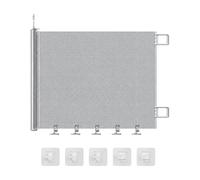 Folpus Cancelletto Retrattile per Animali senza Perfora Cancelletto Retrattile a Rete Resistente per Soggiorno, Bianco, 150x78cm