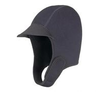 Folpus Cappuccio Subacqueo Cappuccio Immersione Cuffia Sub Cuffia Neoprene con Visiera Breve E Bordini a Contrasto per Definire La Forma E Ridurre La, Nero