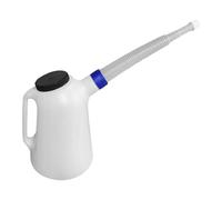 Folpus Caraffa graduata per olio con bilancia e beccuccio Contenitore graduato per olio per camion e autocarri, 4l 29cmx18cm