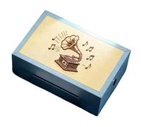 Folpus Carillon Fai Da Te - Decorazione per La Casa Unica Ed Elegante con 30 E Manovella - Ideale Come Regalo per Donne, Uomini E, Blu