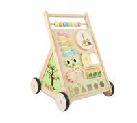 Folpus Carrello Bambini Centro Gioco Multifunzione Spingibile Educativo con Musica Giochi Adatto a Sviluppo Neonato Intrattenimento Casa, Stile A