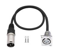 Folpus Cavo Audio XLR Maschio a XLR Femmina a 3 Pin, Cavo per Microfono Bilanciato per Rinforzo Sonoro, Conferenze E Discorsi