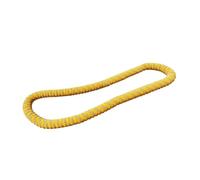 Folpus Cerchio Fitness Pieghevole per Addominali, Cerchio Fitness con Molle morbide e ponderate, Design Adatto alla Vita, Giallo