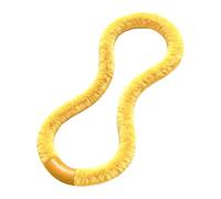 Folpus Cerchio per Esercizi con Molla Morbida da 1,5 kg, Ideale per Allenamento, e Sport, Perfetto per Palestra e Ufficio, Giallo