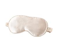 Folpus Cerotto Leggero per Dormire, Paralume Seta con Cinturino Regolabile. Benda Sull'occhio di Ghiaccio, beige