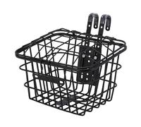Folpus Cestino Anteriore per Bicicletta per Bambini, Decorazione Portatile, Cestino da Manubrio per Ragazzi, Ciclismo, Picnic, Shopping, Campeggio, con Coperchio