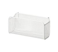 Folpus Cestino Sospeso Appendibile Letto Organizzatore Portariviste Ferro Robusto Pratico Adatto per Studio Camera Da Letto Ufficio, White M