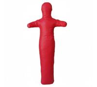 Folpus Children Training Dummy Manichino da Allenamento Bambino Partner Realistico Arti Marziali Grappling in Pelle PU Figura Riempita per Esercizi di, Rosso, 120cm 15kg