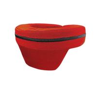 Folpus Collare Protettivo Karting Bambini Collare Collo Paracollo Supporto Cervicale Confortevole a Basso Profilo in Neoprene E Schiuma Che La Forma Del, Rosso, Adulto