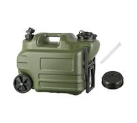 Folpus Contenitore per L'acqua, Serbatoio Portatile con Ruote, Bollitore da Viaggio Multiuso con Rubinetto, Brocca per Acqua per, Campeg