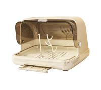 Folpus Contenitore per l'asciugatura dei, contenitore per la conservazione dei per la cucina e la casa, Cachi Chiaro Grande