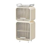 Folpus Contenitore per, scolapiatti multifunzionale, contenitore per, contenitore per camera da letto, soggiorno, Completo Beige